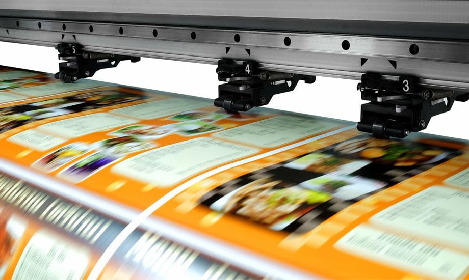 printing and publishing industry finance - printing press produces some printed work